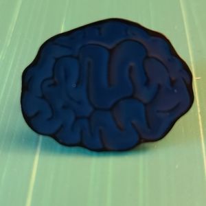 Zombie Brain Enamel Pin